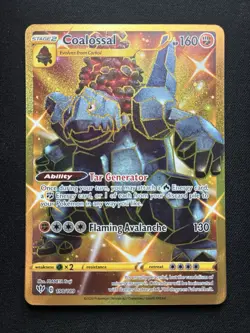 Pokemon: Coalossal (Secret) 198/189 Gold Darkness Ablaze - Image 1
