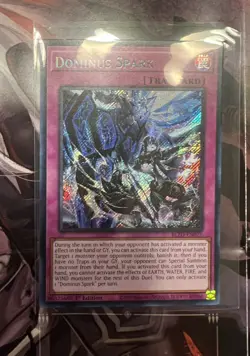 Yugioh Dominus Spark BLZD-EN077 Secret Rare Blazing Dominion 1st Edition NM - Image 1