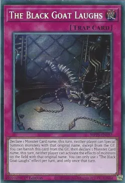MP25-EN057 The Black Goat Laughs - Prismatic Secret Rare Card 1st Edition - Image 1