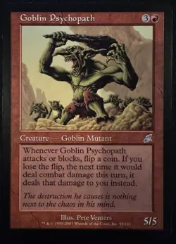 Goblin Psychopath - Scourge - Magic The Gathering MTG Card - Image 1