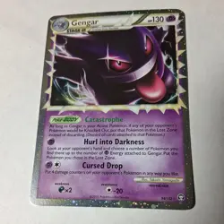 Gengar Prime 94/102 HeartGold SoulSilver Triumphant Holo Card Pokemon TCG - Image 1
