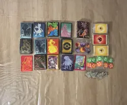 Card Sleeves LOT - 13 Different sets (3 Sealed Energy Packs+Vstar+ Mini Binder + - Image 1