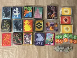 Card Sleeves LOT - 13 Different sets (3 Sealed Energy Packs+Vstar+ Mini Binder + - Image 2