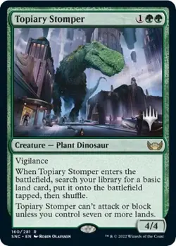 MTG Foil - Topiary Stomper - 160 / NM / English - Image 1