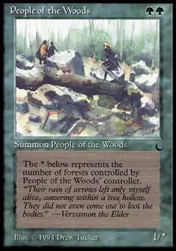 People of the Woods - Light Play MTG The Dark - Image 1