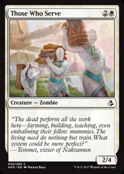 Those Who Serve - Light Play MTG Amonkhet - Image 1