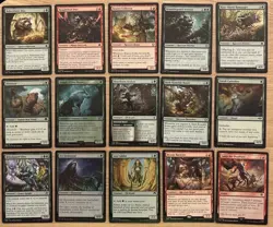Budget Casual MTG Commander Deck Green Red X Spells With Muerra Trash Tactican - Image 2