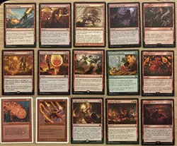 Budget Casual MTG Commander Deck Green Red X Spells With Muerra Trash Tactican - Image 3