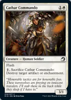 Cathar Commando - Near Mint MTG Innistrad: Midnight Hunt - Image 1