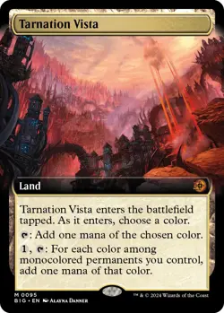 MTG Tarnation Vista (Extended Art) - 95 / English / Near Mint - Image 1