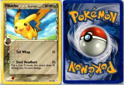 Pokemon Card - Pikachu Holon Phantoms 79/110 2006 Common Damaged - Image 3