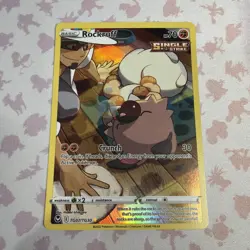 Pokemon TCG Sword & Shield Silver Tempest Trainer Gallery Rockruff TG07/TG30 - Image 1