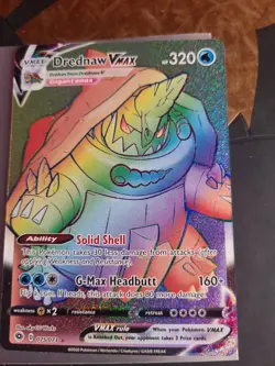 Pokemon Champion's Path - DREDNAW VMAX SECRET RARE 075/073 - NM - Image 1