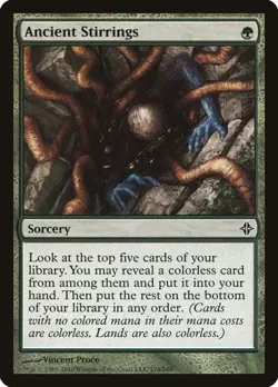 2x Ancient Stirrings Rise of the Eldrazi LP MTG - Image 1
