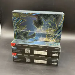 Lot (3) Pokemon TCG Mega Charizard X ex Ultra Premium Collection Box SEALED UPC - Image 1