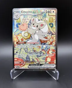 Pokemon Cinccino ex 119/086 Chaos Rising Full Art Holo SIR English - Image 1