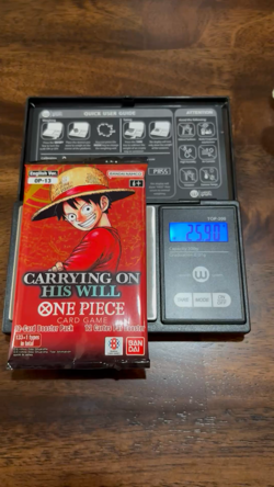 (VERY HEAVY)🔥💰 25.90g One Piece Carrying On His Will OP-13 Booster Pack SEALED - Image 2
