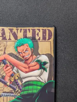 One Piece AR Carddass 2011 Roronoa Zoro WANTED 01-05 C LP Bandai Japan - Image 4