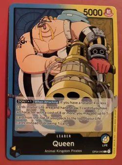 Queen - OP04-040 - NM - Leader - English - One Piece TCG 2023 - Image 1