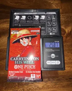 (HEAVY) 🔥 25.87g One Piece Carrying On His Will OP-13 Booster Pack SEALED - Image 1