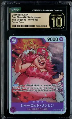2024 One Piece JPN Two Legends OP08-069 CHARLOTTE LINLIN Super Rare CGC 10 Prist - Image 1