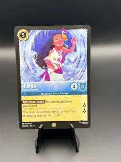 Moana - Curious Explorer 155/204 Winterspell Legendary Disney Lorcana TCG - Image 1