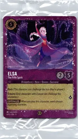 Elsa - The Fifth Spirit Holo Disney Lorcana Promo Cards #6 NM - Image 1