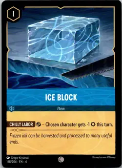 2024 DISNEY LORCANA - URSULAS RETURN ICE BLOCK #168/204 - Image 1