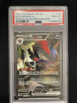 N's Zoroark EX 185/159 PSA 10 - Journey Together - Pokemon Card Game - Image 1