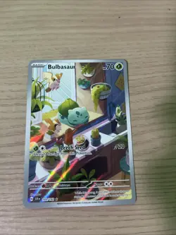 2024 SCR Stellar Crown Bulbasaur Illustration Rare Card #143/142 UNGRADED - Image 1