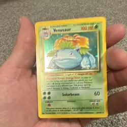 Pokemon Venusaur Base Set 15/102 Holo Rare 100 HP Wizards 1999-2000 Card - Image 1