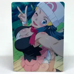 Pokemon Dawn Goddess Anime Waifu ACG Foil Card - Image 1