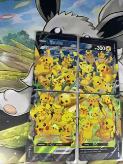 Pikachu v Union Holo Complete Set of 4 Cards NM Condition - Image 2