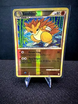 Sandslash 29/123 HeartGold & SoulSilver Reverse Holo Pokemon TCG Card LP - Image 1
