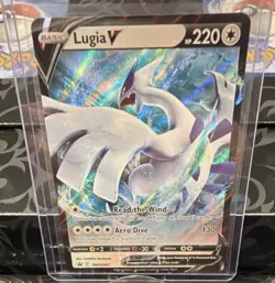 Lugia V SWSH301 Sword & Shield Promo Full Art Holo Card - Image 1