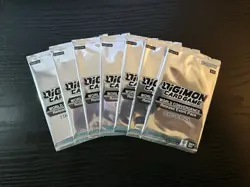 7x Digimon Card Game World Convergence Release Event Pack (Pre Release) - Image 1
