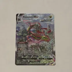 Pokemon TCG Rayquaza VMAX Holo Ultra Rare Card Evolving Skies 111/203 NM/Mint - Image 1