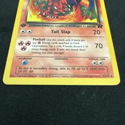 2000 Pokemon Team Rocket First Edition Dark Charmeleon #32/82 - Image 3