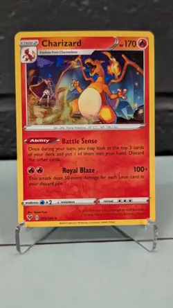Pokemon Card TCG: Charizard 025/185 Cracked Ice Holo Vivid Voltage NM English - Image 1