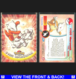 Marowak 1999 Topps Pokemon TV Animation Edition Lightly Played Base 105 - Image 3