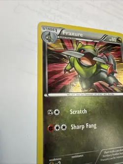 Fraxure 15/20 Holo Rare Dragon Vault Pokemon Lightly Played - Image 3