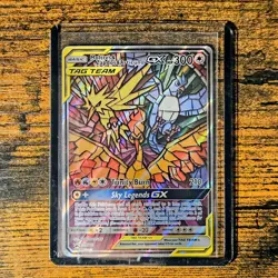 Moltres Zapdos Articuno GX SM210 Mosaic Stained Glass Promos Holo Pokemon TCG - Image 1