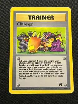 Challenge! 74/82 Uncommon Team Rocket Pokemon Heavily Played - Image 1