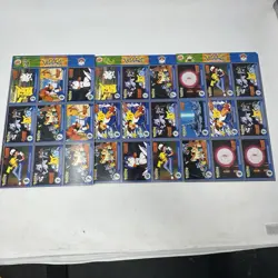 1999 Burger King Pokemon Cards 12 Uncut Sheets 3, 8, 10 - Image 3