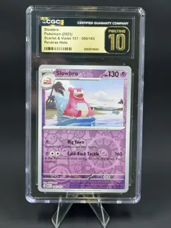 Pokemon English Slowbro 080/165 2023 Scarlet & Violet 151 - Slowbro Pristine 10 - Image 3
