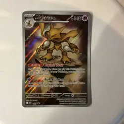 Pokemon TCG Alakazam Holo 009 Near Mint Promo Holo Mega Evolution - Image 1