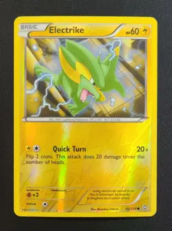 Pokemon ELECTRIKE 42/124 Reverse Holo Dragons Exalted - Near Mint 🍒 - Image 4
