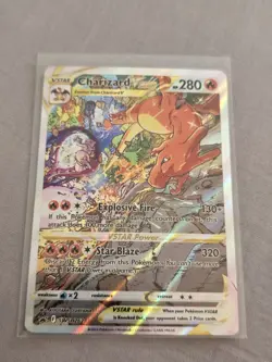 Pokemon TCG Charizard VSTAR SWSH262 Promo LP - Image 1
