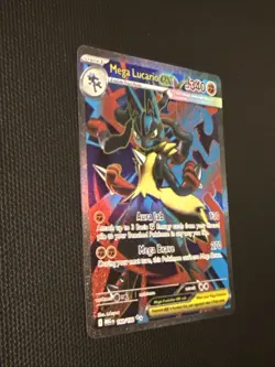 Pokemon TCG: Mega Lucario ex (Full Art) - 160/132 - ME01: Mega Evolution -NM - Image 3