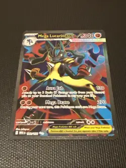 Pokemon TCG: Mega Lucario ex (Full Art) - 160/132 - ME01: Mega Evolution -NM - Image 4